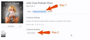 Julie Cross Podcast